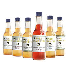 Load image into Gallery viewer, HAND CRAFTED PURE KOMBUCHA COLLECTION BOX (6 BOTTLES)