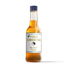 Load image into Gallery viewer, HAND CRAFTED PURE KOMBUCHA- SILK TEA &amp; GINGER 500ML
